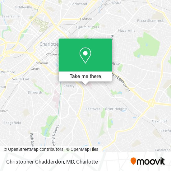 Christopher Chadderdon, MD map