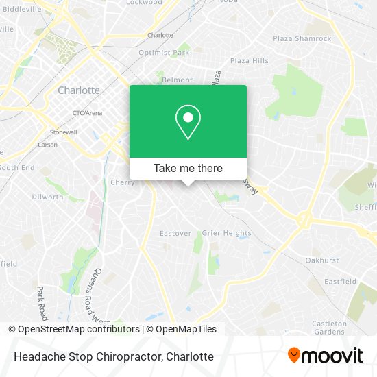 Mapa de Headache Stop Chiropractor