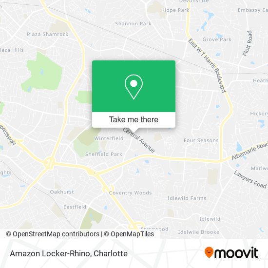 Amazon Locker-Rhino map