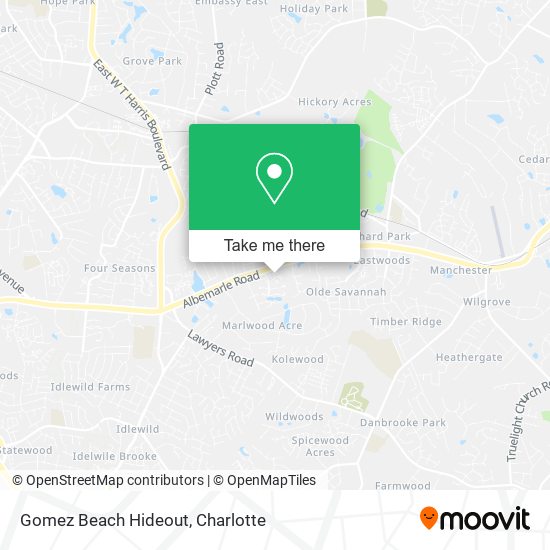Mapa de Gomez Beach Hideout