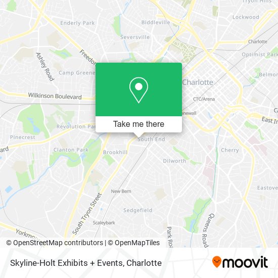 Skyline-Holt Exhibits + Events map