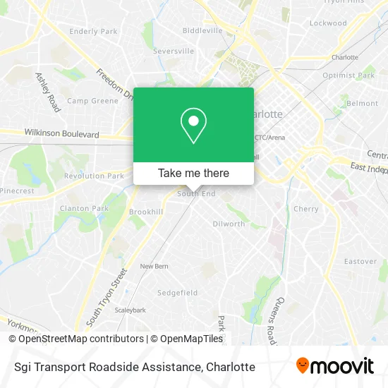 Sgi Transport Roadside Assistance map