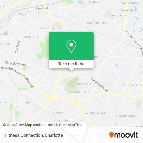 Fitness Connection map