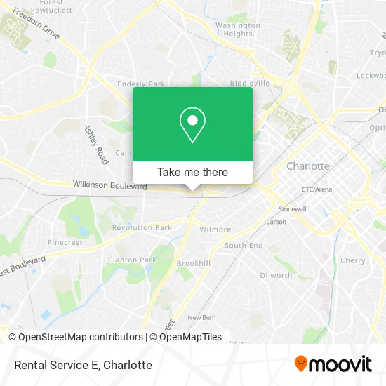 Rental Service E map