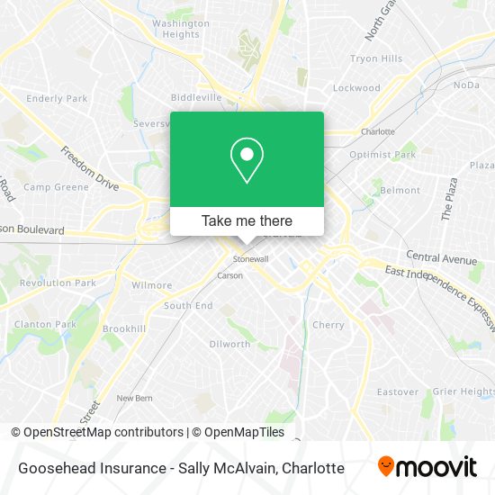 Mapa de Goosehead Insurance - Sally McAlvain