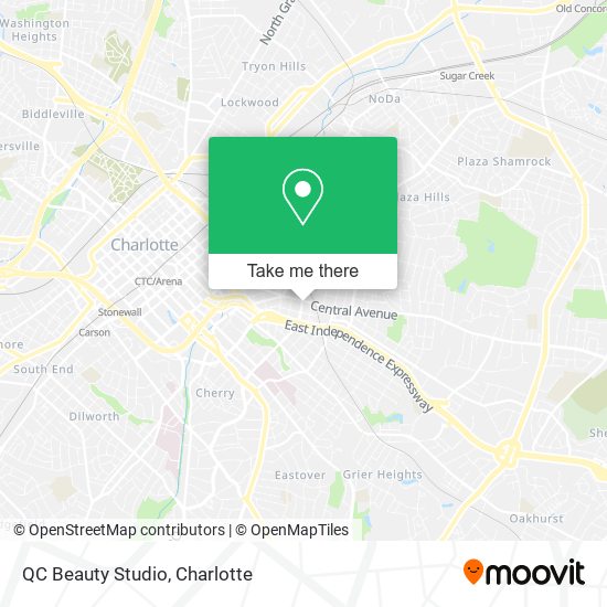 Mapa de QC Beauty Studio