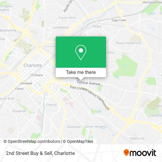 2nd Street Buy & Sell map