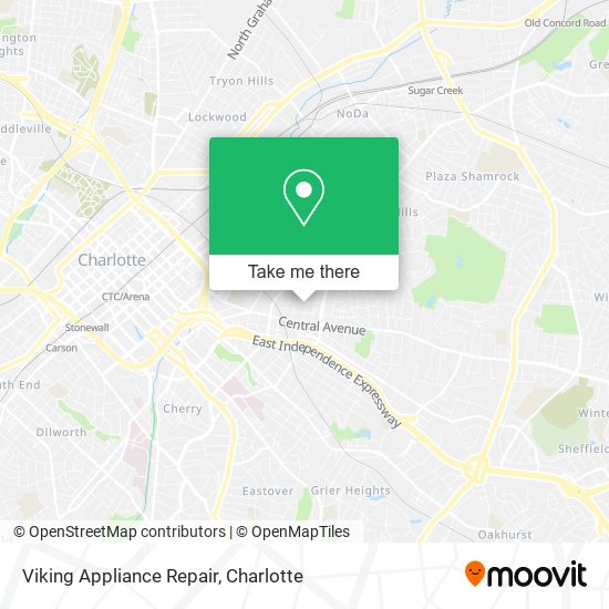Viking Appliance Repair map