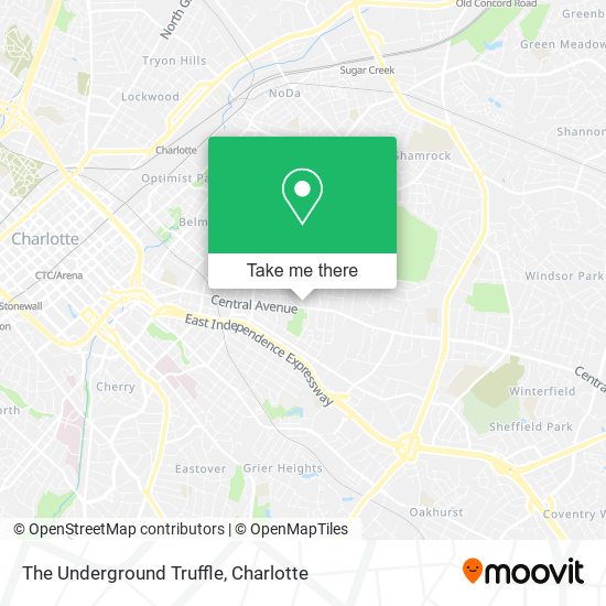 The Underground Truffle map
