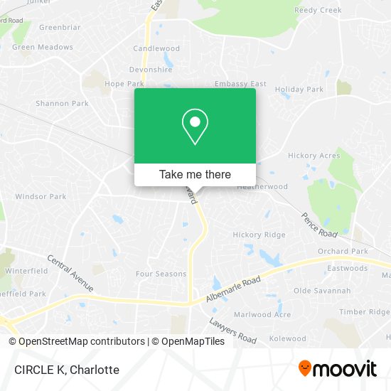 Mapa de CIRCLE K