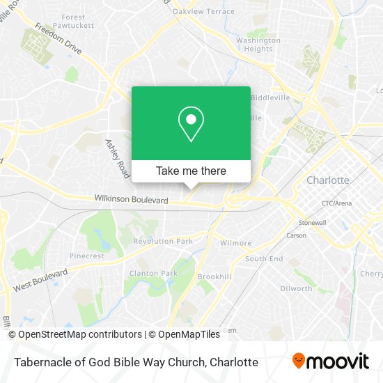 Tabernacle of God Bible Way Church map