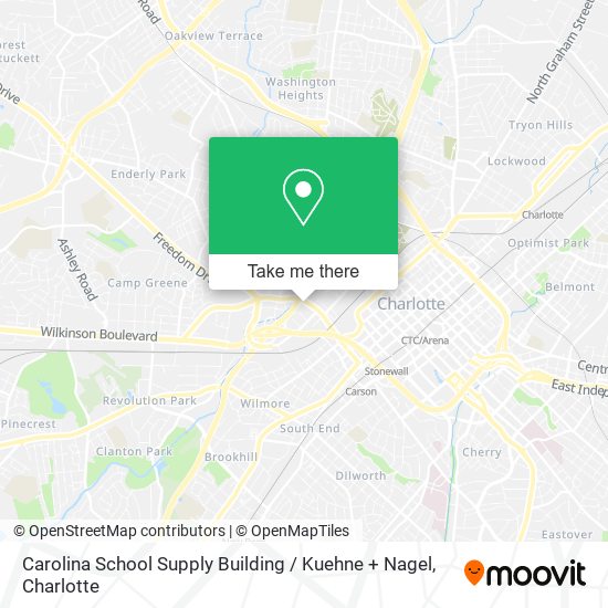 Mapa de Carolina School Supply Building / Kuehne + Nagel