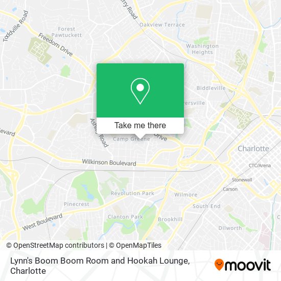 Mapa de Lynn's Boom Boom Room and Hookah Lounge