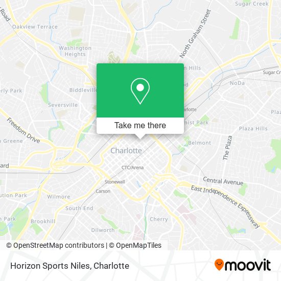 Horizon Sports Niles map