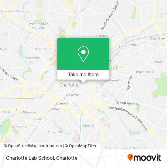 Mapa de Charlotte Lab School