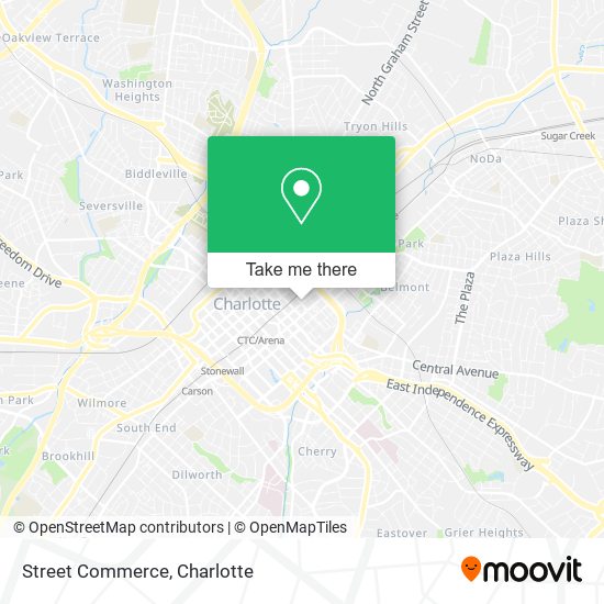Mapa de Street Commerce