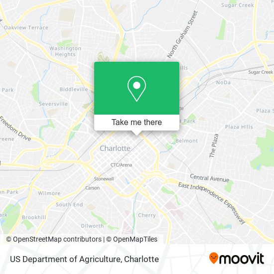 Mapa de US Department of Agriculture