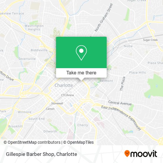 Gillespie Barber Shop map
