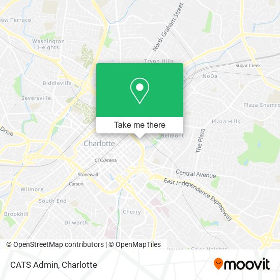 Mapa de CATS Admin