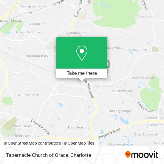 Mapa de Tabernacle Church of Grace