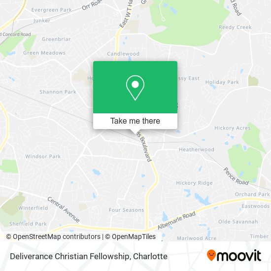 Mapa de Deliverance Christian Fellowship