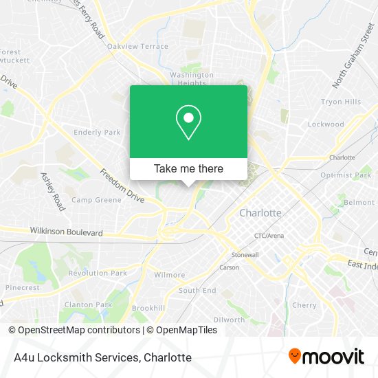 A4u Locksmith Services map