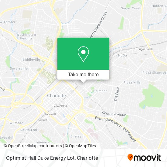 Optimist Hall Duke Energy Lot map