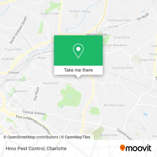 Hmo Pest Control map