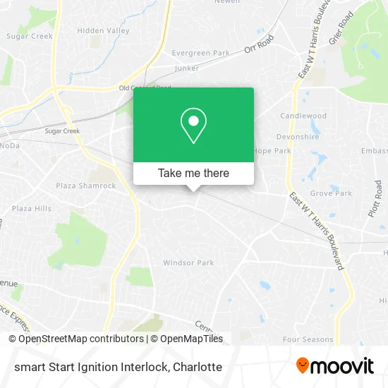 smart Start Ignition Interlock map