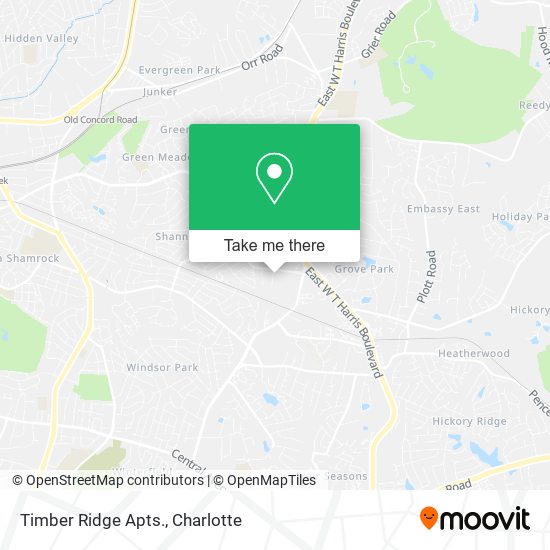 Timber Ridge Apts. map