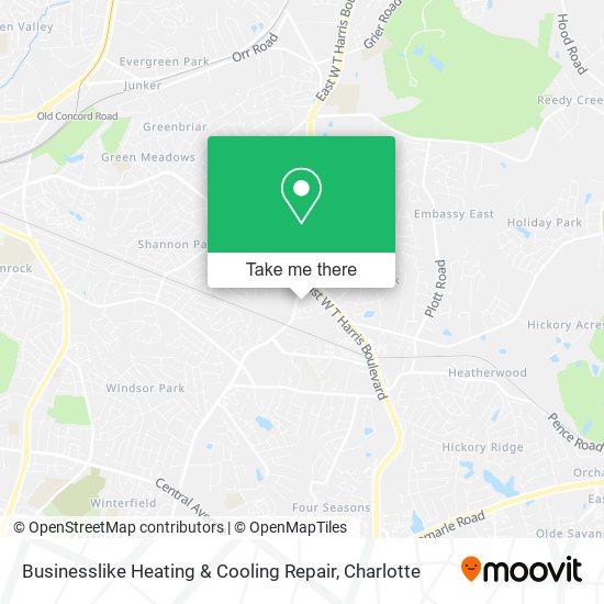 Mapa de Businesslike Heating & Cooling Repair