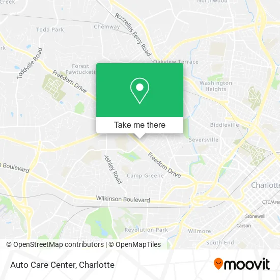 Mapa de Auto Care Center