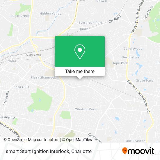 smart Start Ignition Interlock map