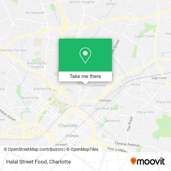 Halal Street Food map