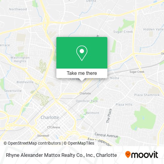 Rhyne Alexander Mattox Realty Co., Inc. map
