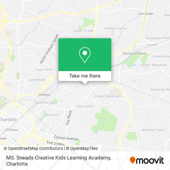 MS. Sneads Creative Kids Learning Academy map