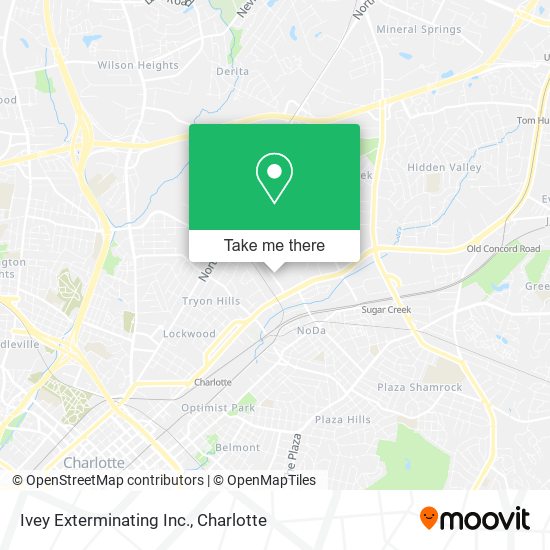 Ivey Exterminating Inc. map