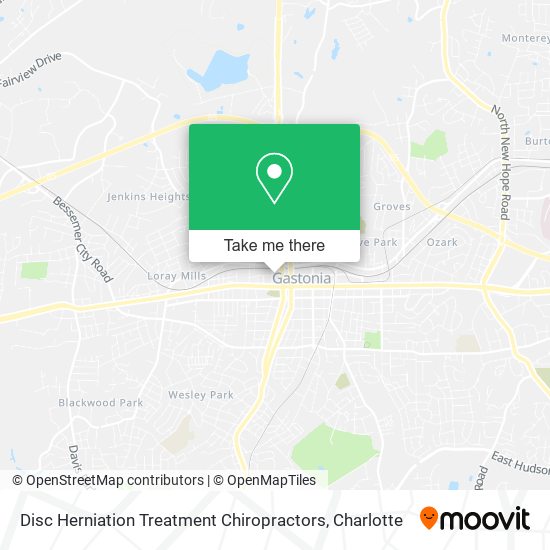 Mapa de Disc Herniation Treatment Chiropractors