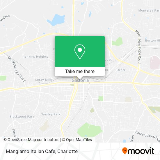 Mangiamo Italian Cafe map