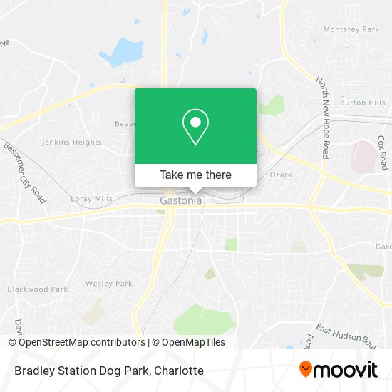 Bradley Station Dog Park map