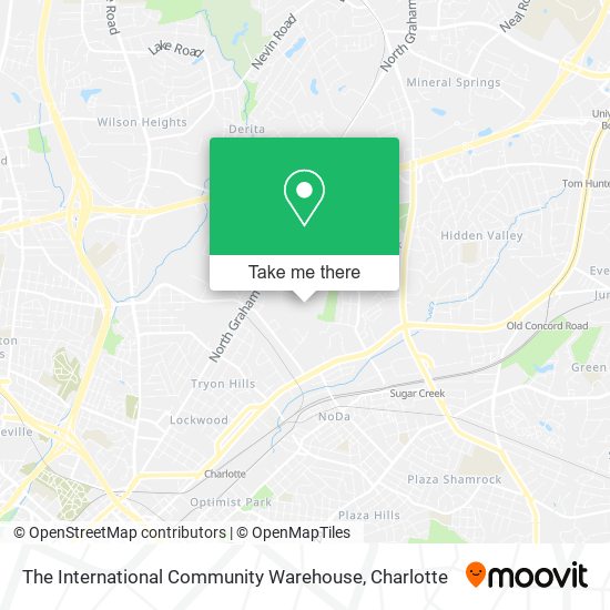 Mapa de The International Community Warehouse