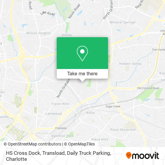 HS Cross Dock, Transload, Daily Truck Parking map