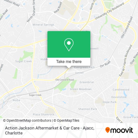 Action Jackson Aftermarket & Car Care - Ajacc map
