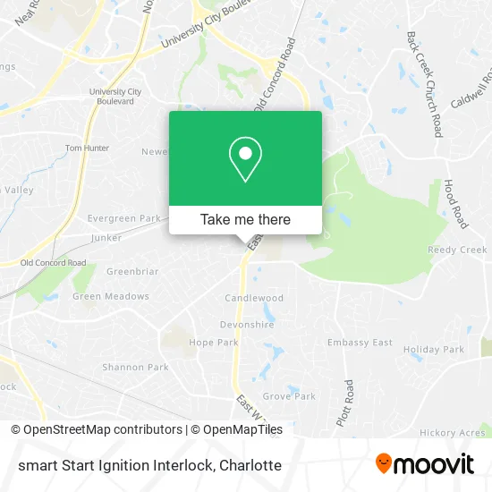 smart Start Ignition Interlock map