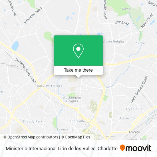 Mapa de Ministerio Internacional Lirio de los Valles