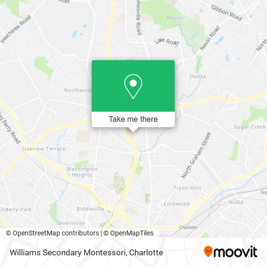Williams Secondary Montessori map