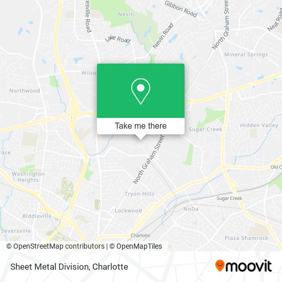 Mapa de Sheet Metal Division