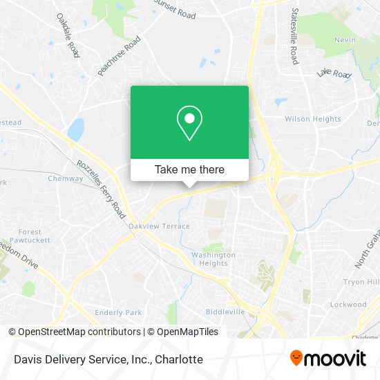 Davis Delivery Service, Inc. map