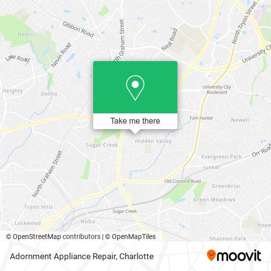 Mapa de Adornment Appliance Repair