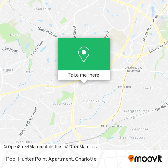 Mapa de Pool Hunter Point Apartment